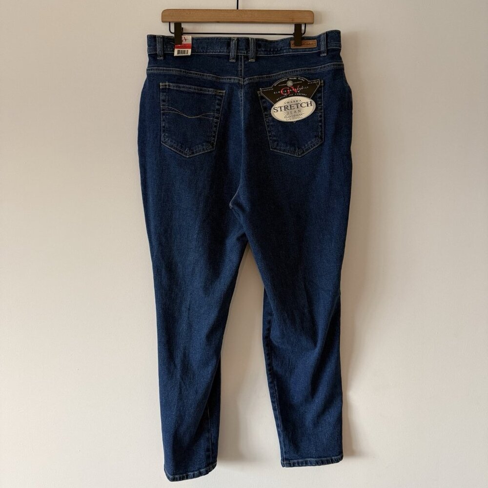 Gloria Vanderbilt Amanda Jeans The Original Stretch Denim Size 18 W Casual NWT